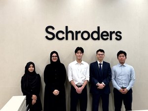 student interns at Schroders (SDR.L) office in japan