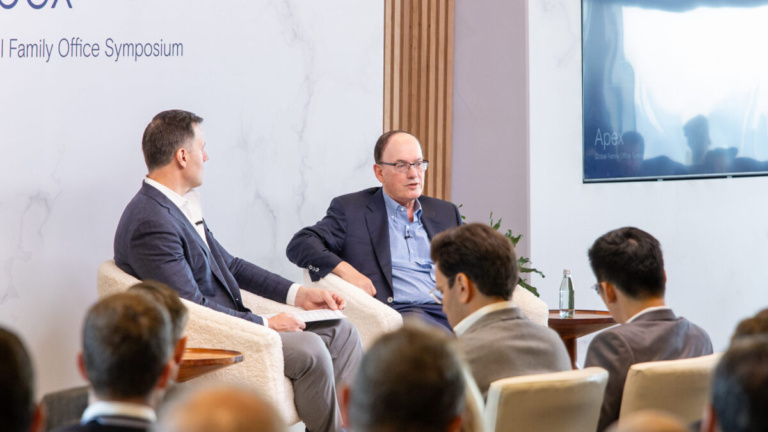 Prasetyo Wijaya speaking at a Goldman Sachs conference
